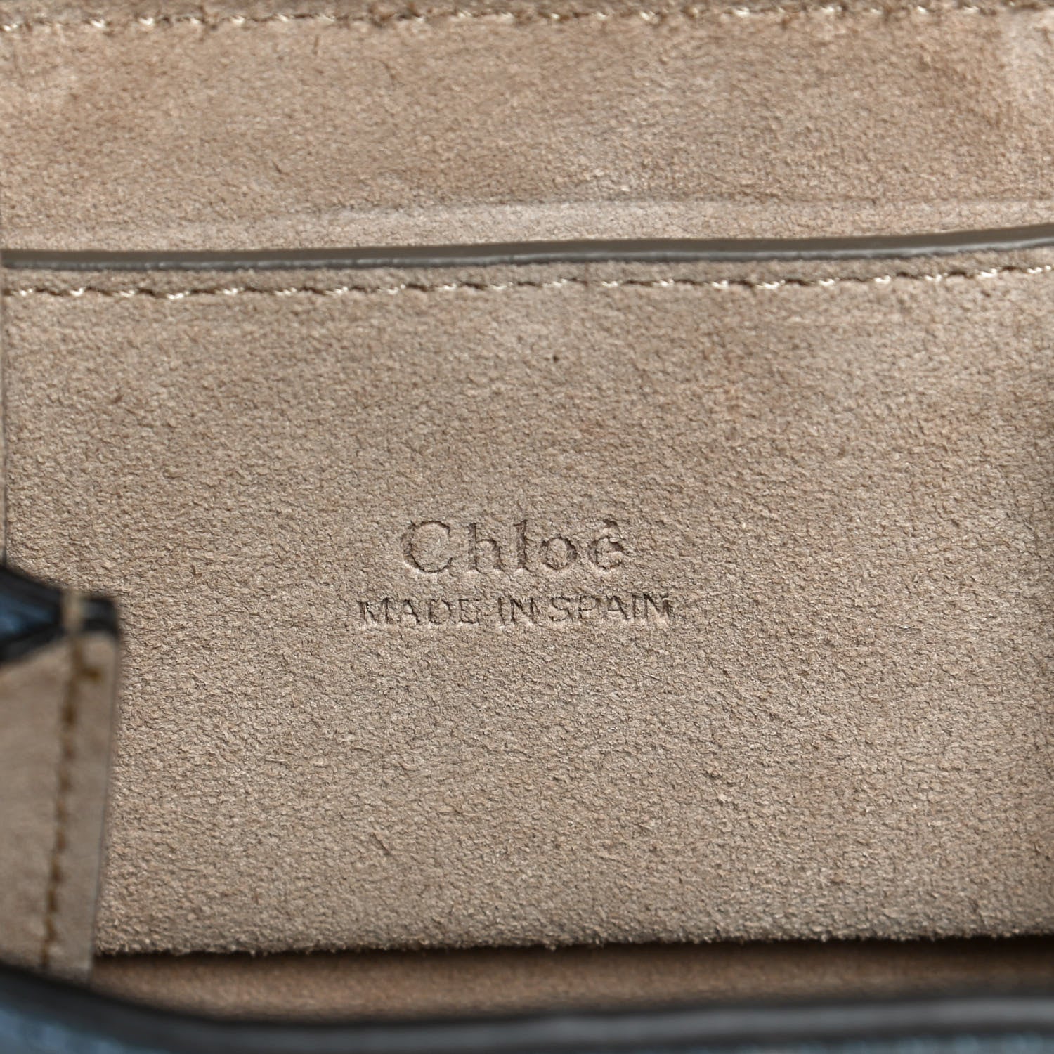 Chloe Suede Calfskin Mini Faye Bracelet Bag Washed Blue 6 of 11