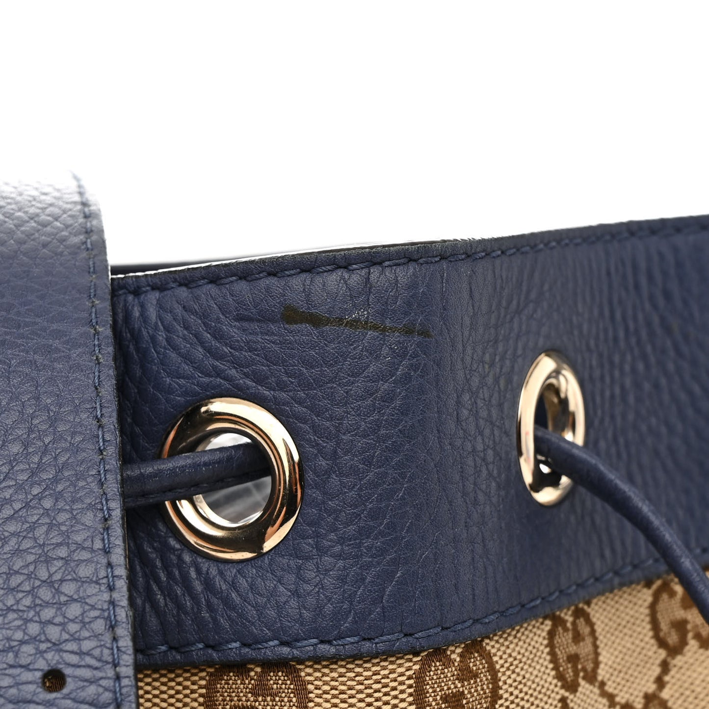 Monogram Cellarius Calfskin Bucket Bag Beige Ebony Washed Ink