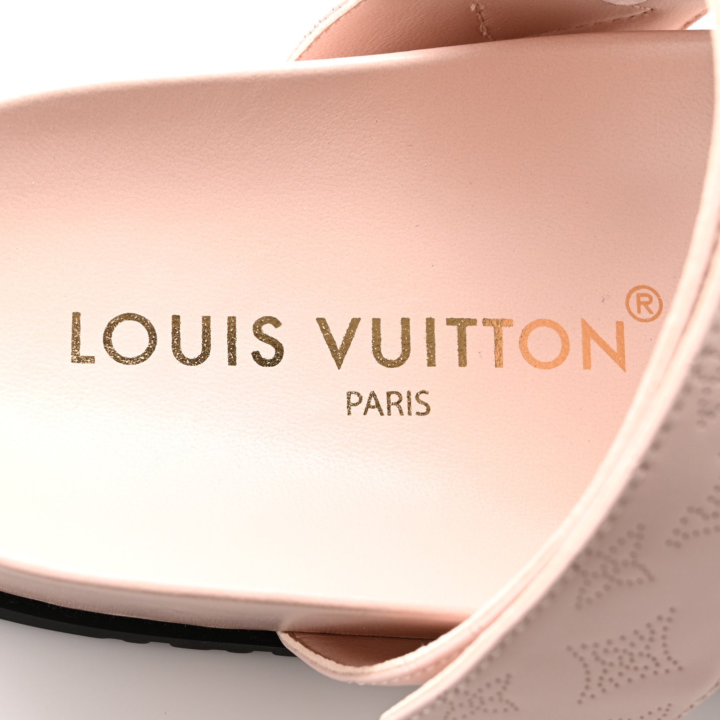 Mahina Bom Dia Flat Mule Sandals 38 Light Pink