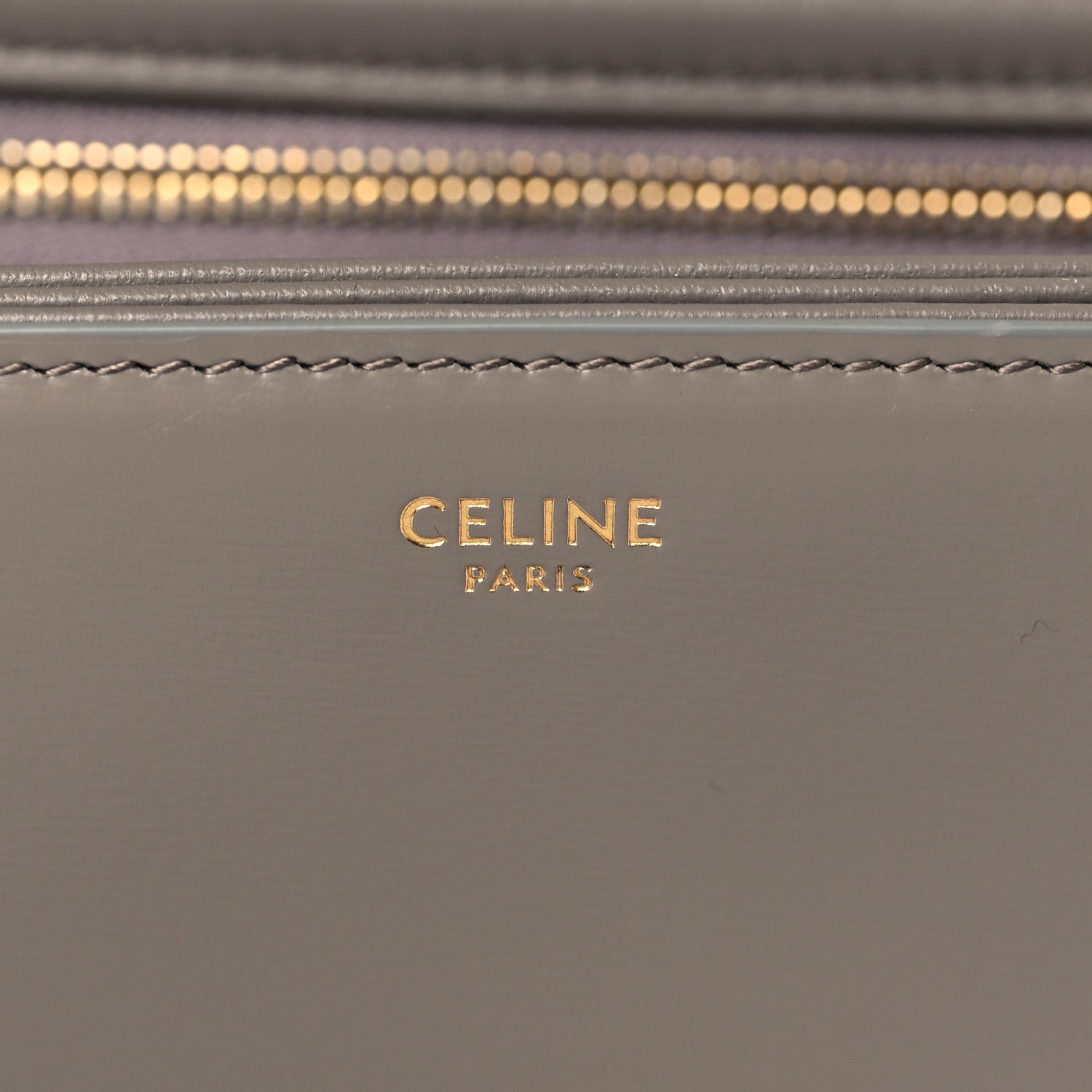 Celine Shiny Calfskin Teen Triomphe Pebble 5 of 8