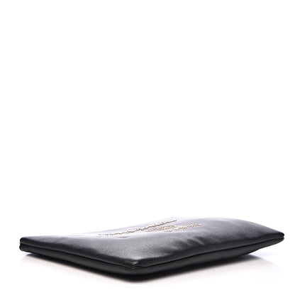 Chanel Caviar Studded Medium Deauville Pouch Black 4 of 11