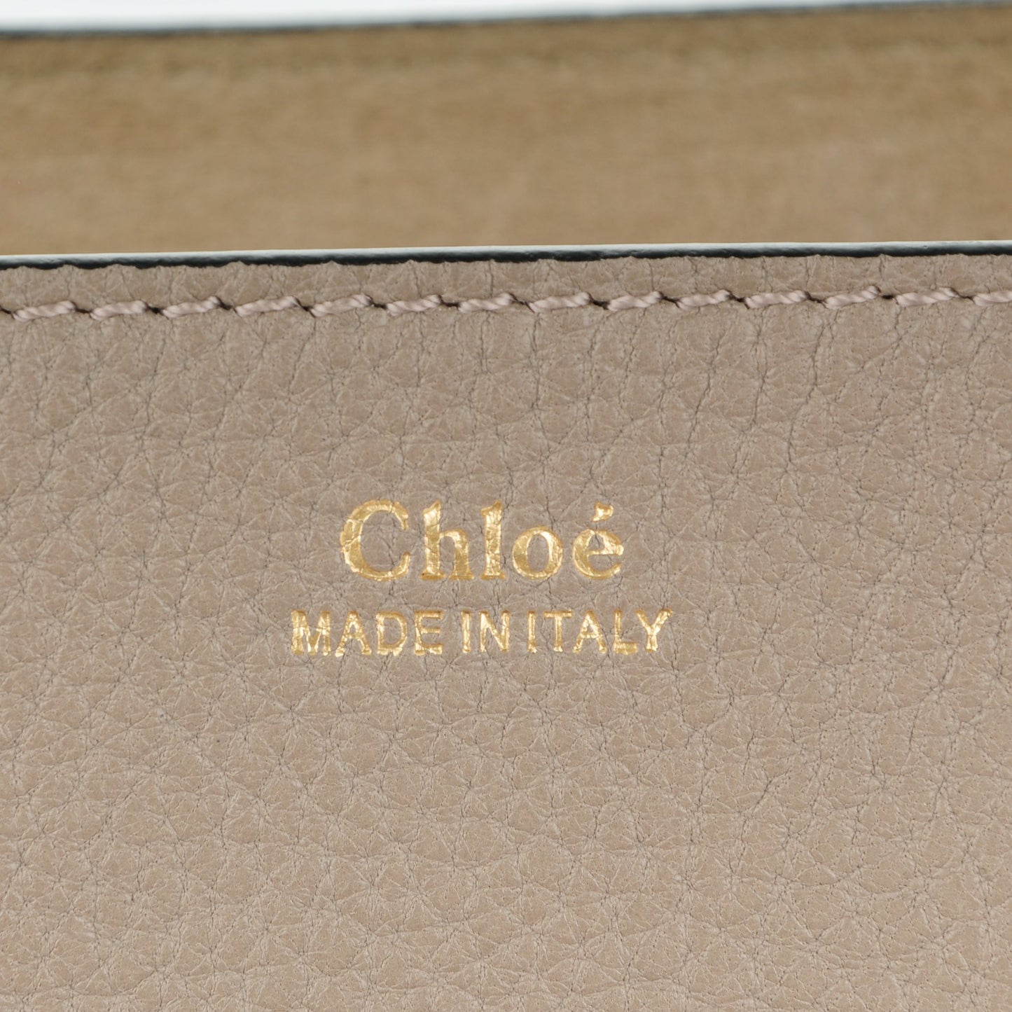 Grained Lambskin Mini Drew Shoulder Bag Motty Grey