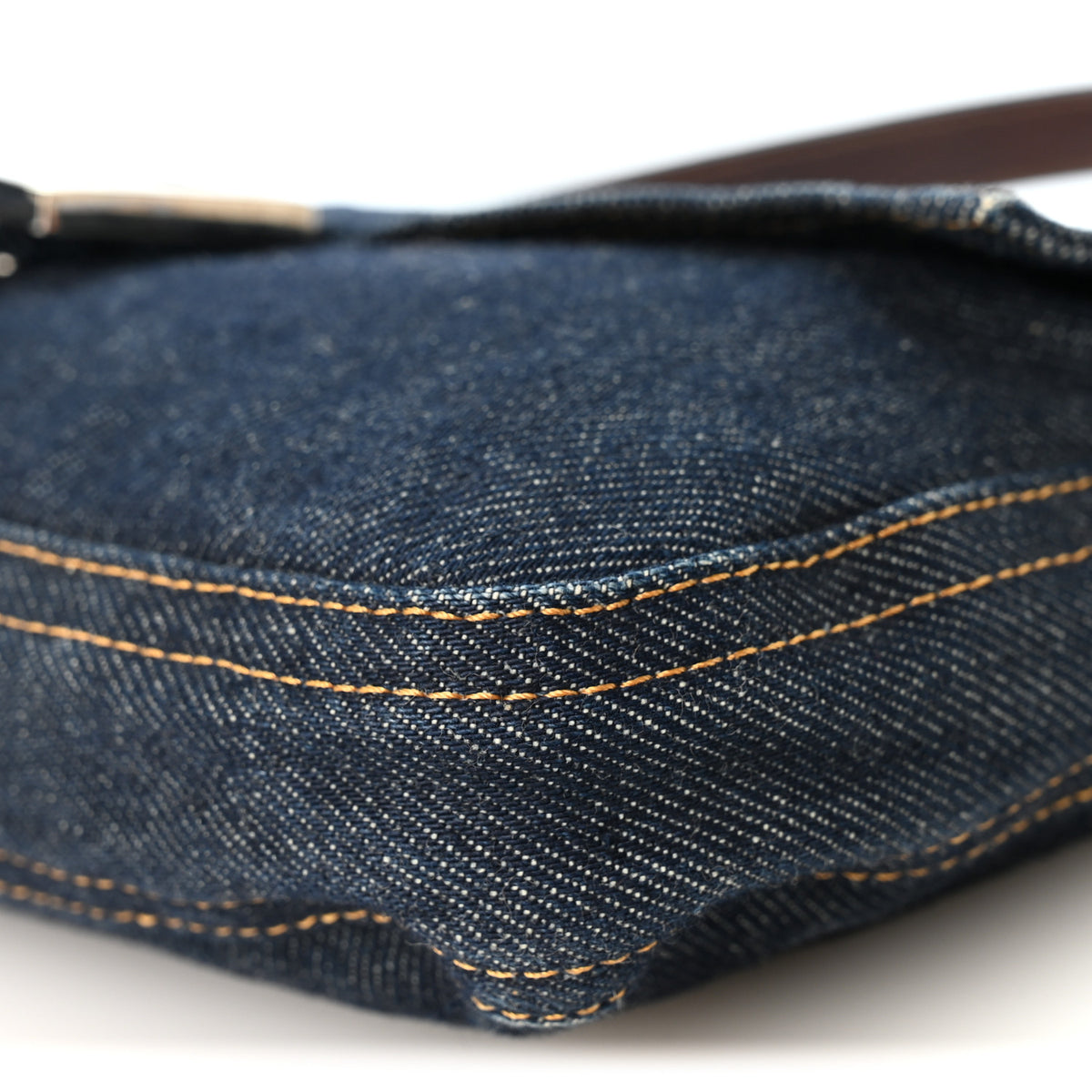 Fendi Denim Baguette Blue 9 of 9
