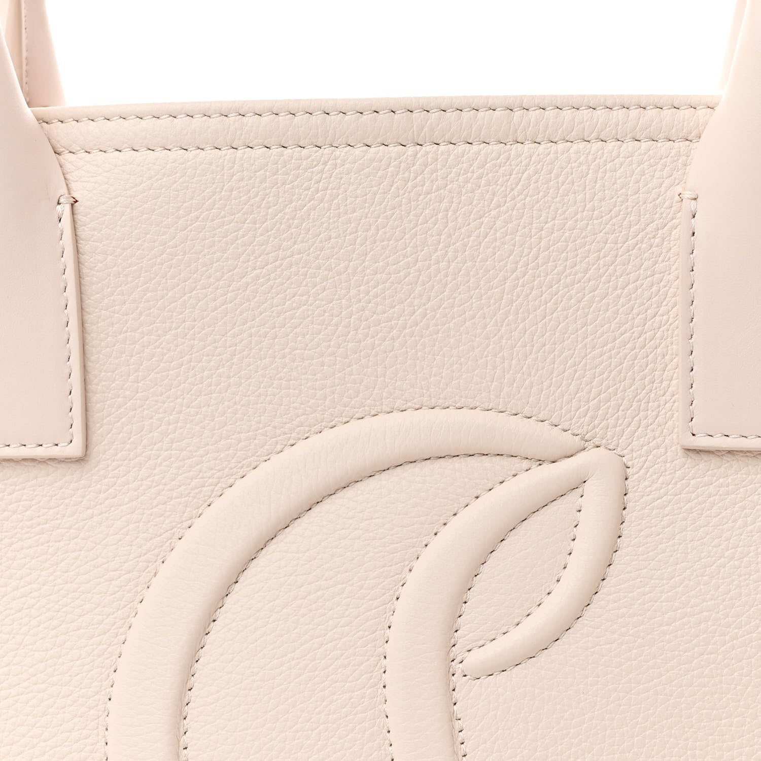Christian Louboutin Calfskin Empire Small By My Side Tote Leche 7 of 11