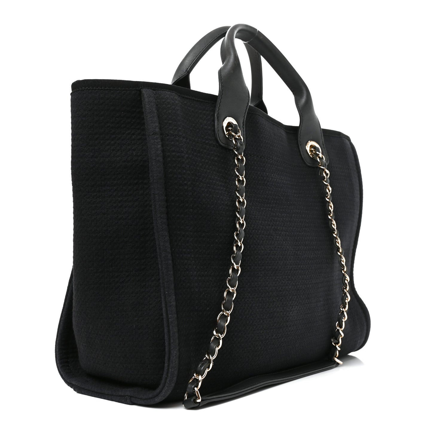 Mixed Fibers Small Deauville Tote Black