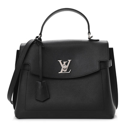 Louis Vuitton Soft Calfskin Lockme Ever MM Black 1 of 10