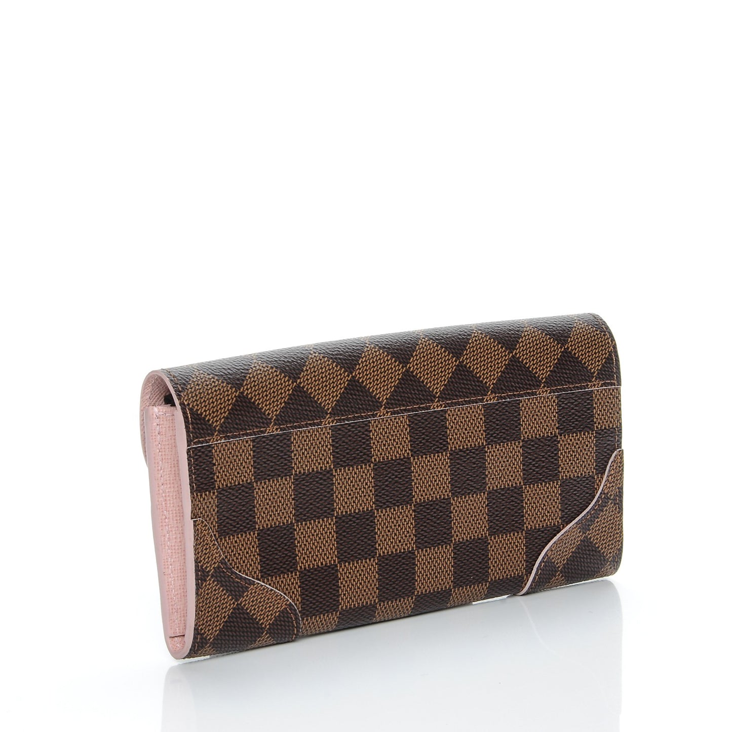 Damier Ebene Caissa Wallet Rose Ballerine