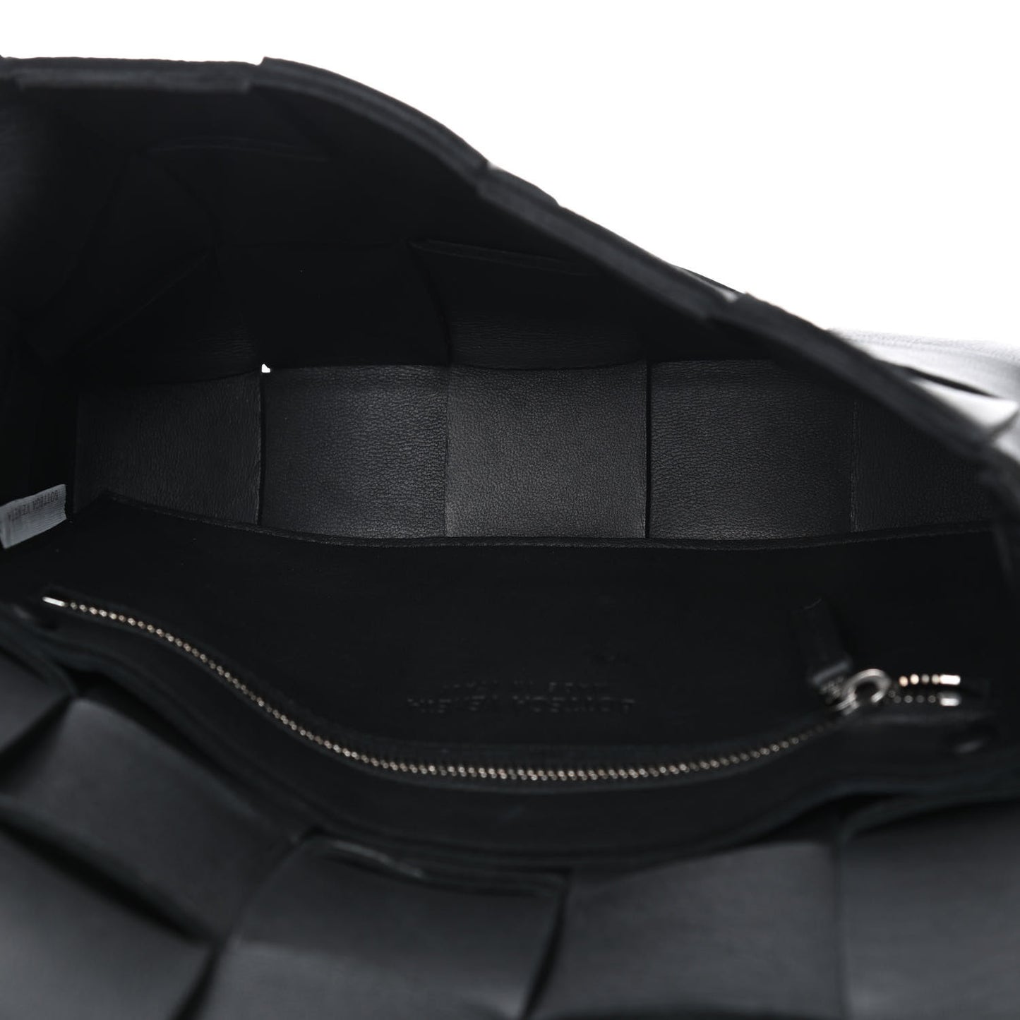 Lambskin Maxi Intrecciato Cassette Crossbody Bag Black