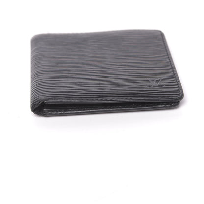 Louis Vuitton Epi 6 Card Billfold Wallet Black 9 of 11