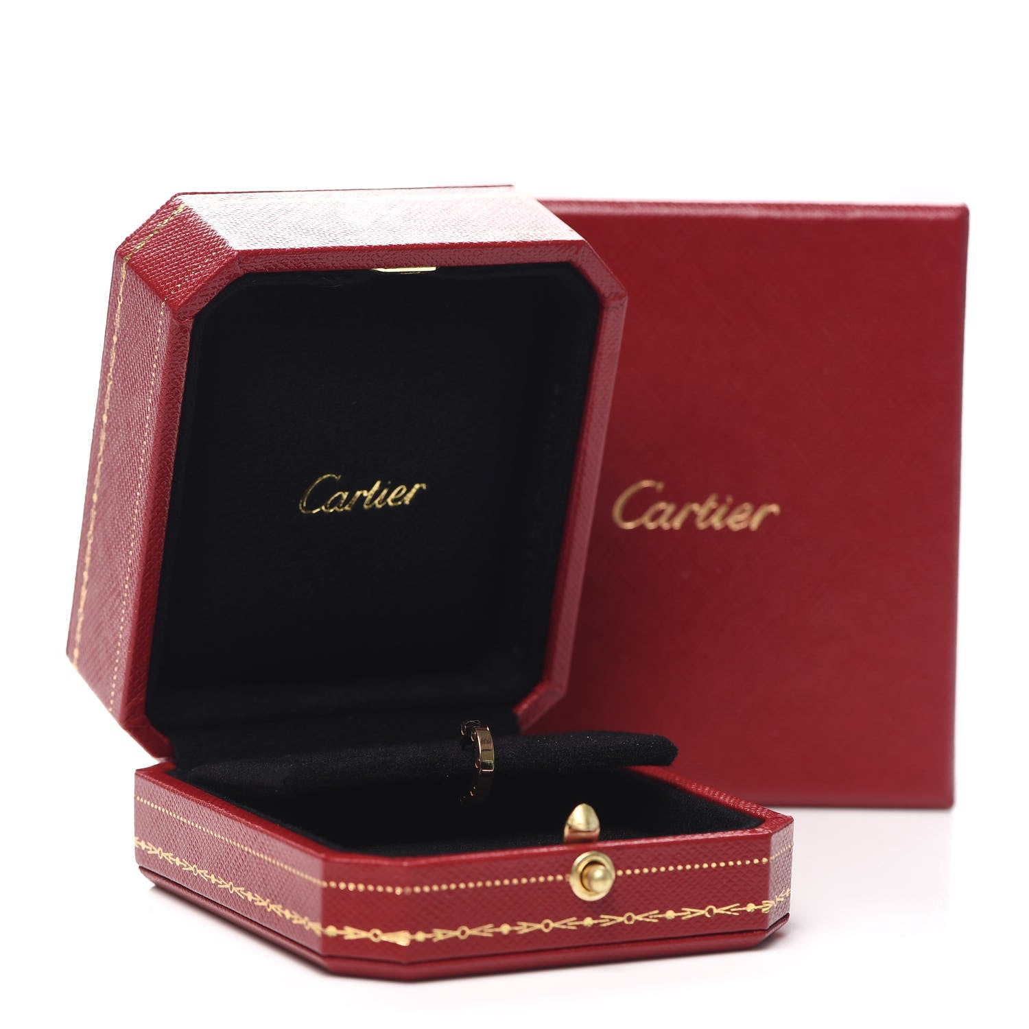 Cartier 18K Pink Gold Single LOVE Hoop Earring 8 of 8