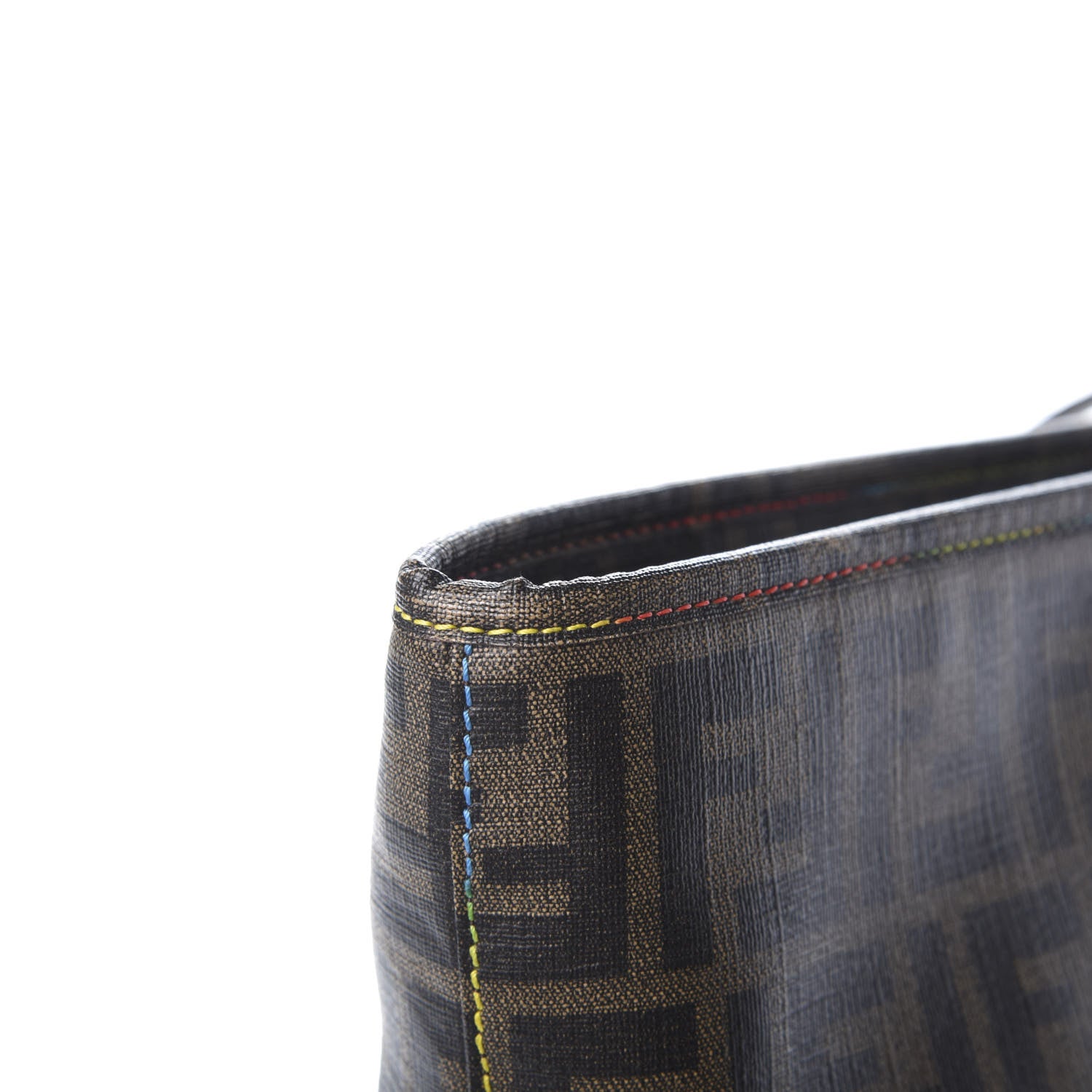 Fendi Zucca Spalmati Print Large Roll Tote Tobacco Multicolor 19 of 22