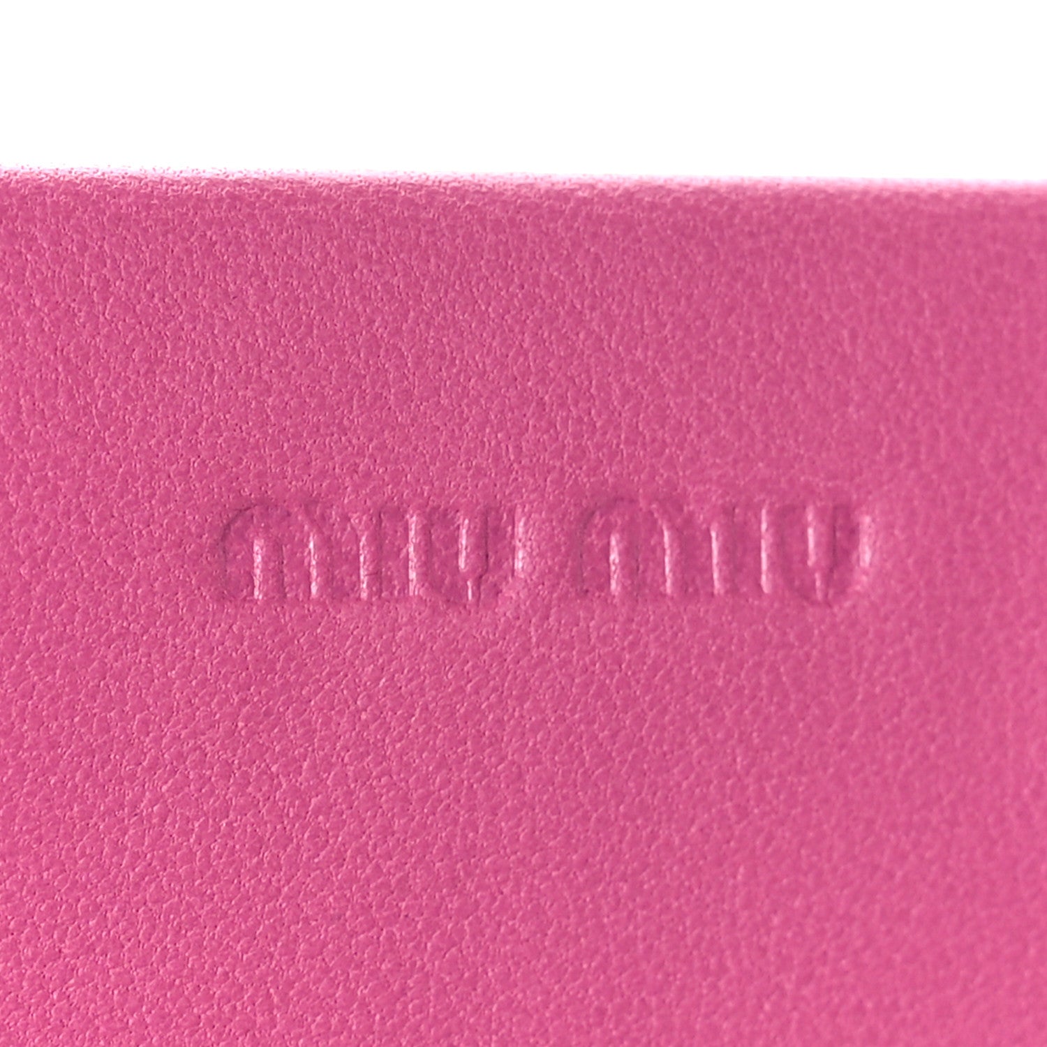 Miu Miu Nappa Matelasse Flap Clutch Fuxia 7 of 10