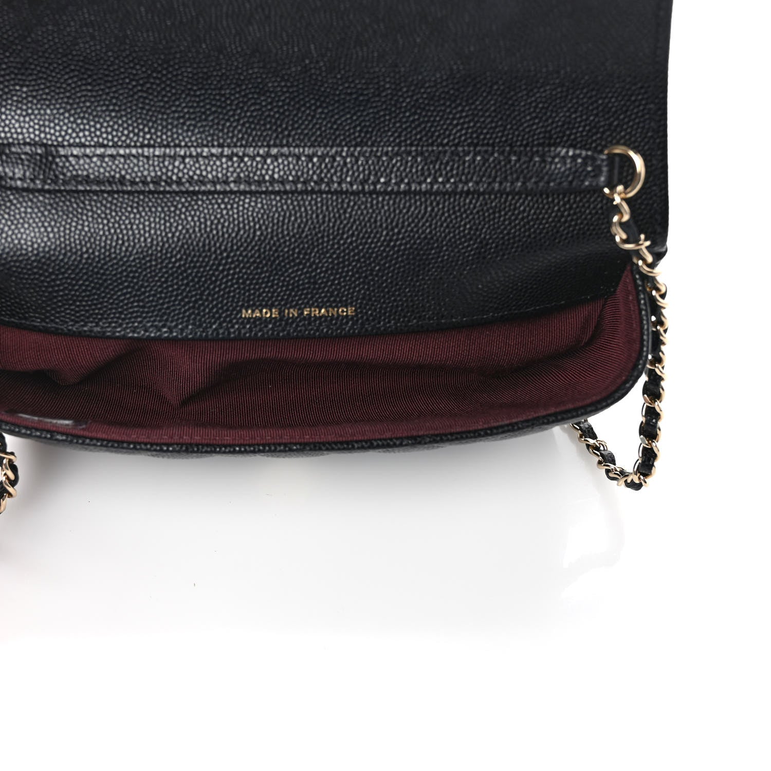 Chanel Caviar Quilted Glasses Case With Chain Black 5 of 11