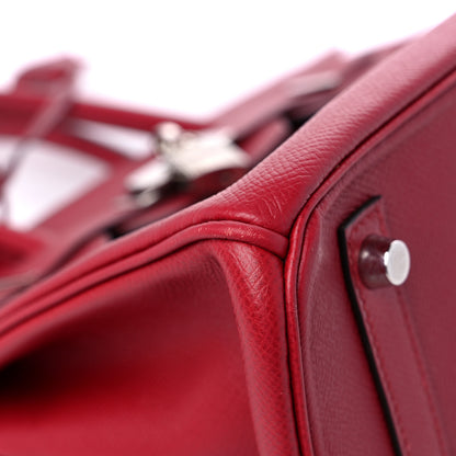 Hermes Epsom Birkin 30 Rouge Grenat 8 of 12