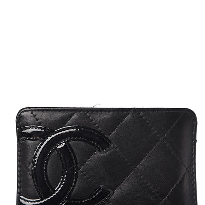 Chanel Calfskin Quilted Cambon Card Holder Black 7 of 7
