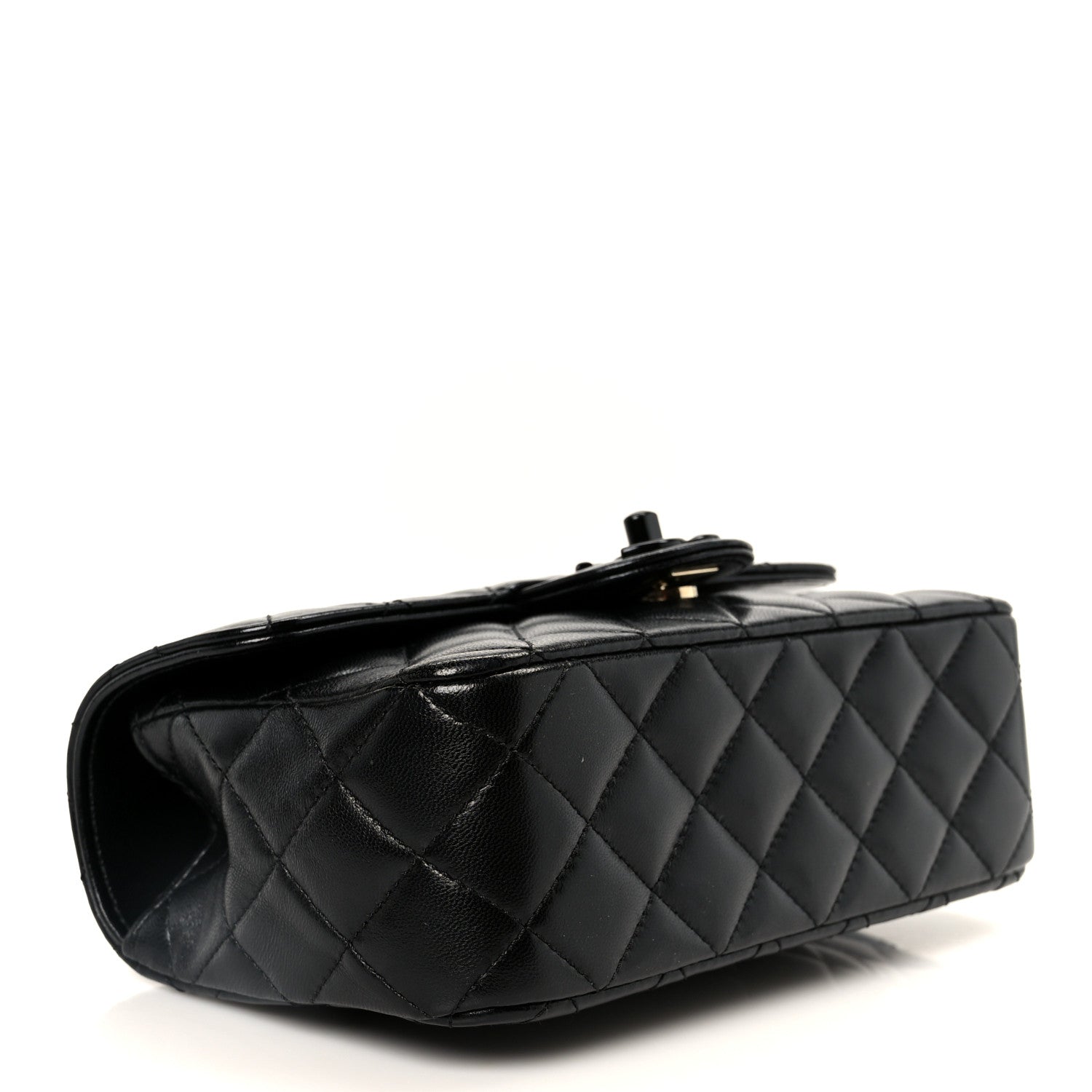 Chanel Lambskin Quilted Small Coco Pop Top Handle Flap So Black 4 of 11