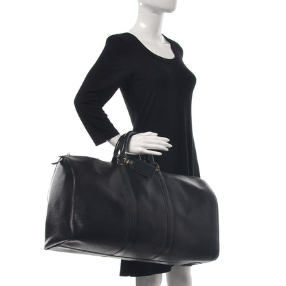 Louis Vuitton Epi Keepall 50 Black 2 of 19