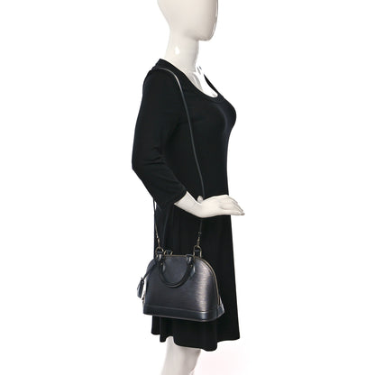 Louis Vuitton Epi Alma BB Anthracite Nacre 2 of 8