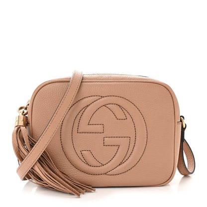 Gucci Pebbled Calfskin Small Soho Disco Bag Camelia 1 of 10