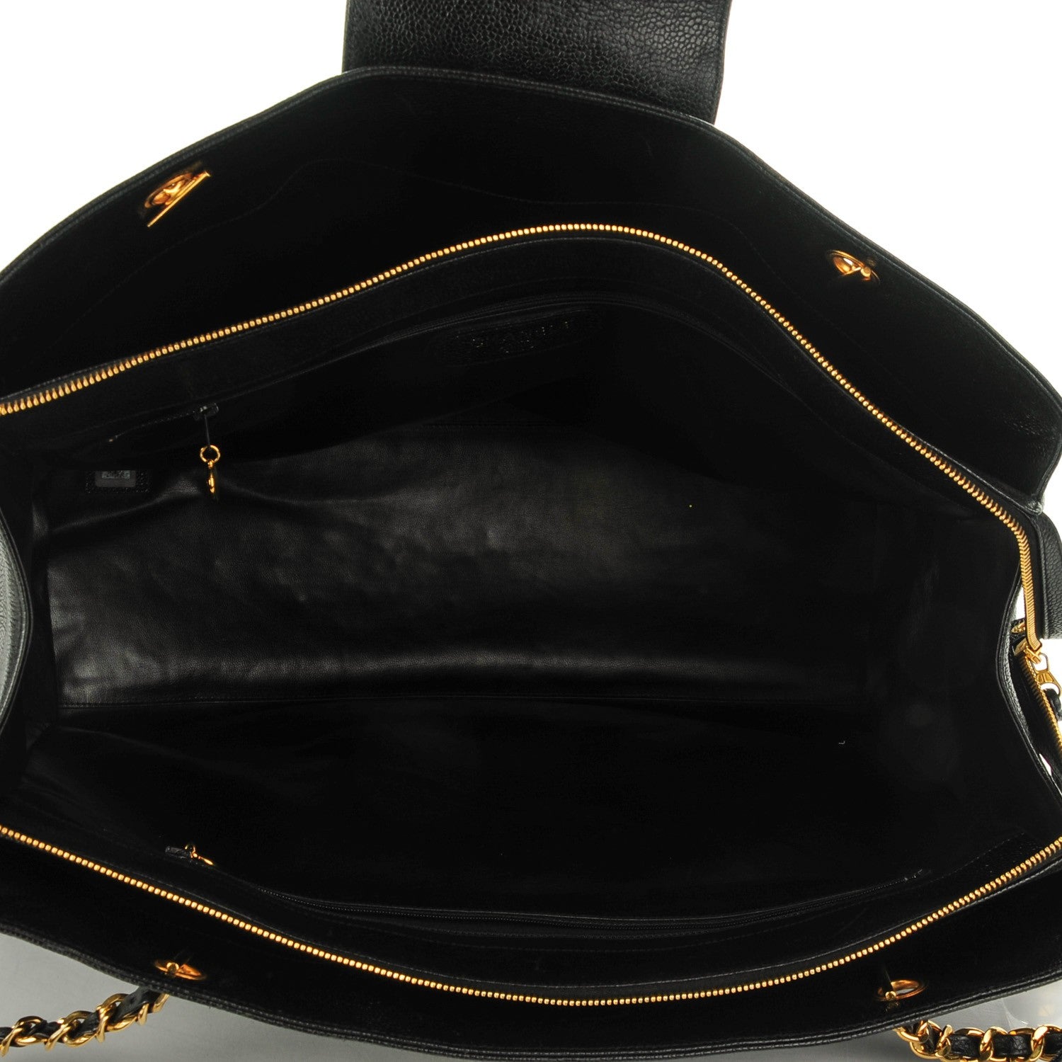 Chanel Caviar XL Weekender Bag Black 5 of 7