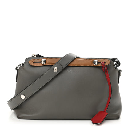 Fendi Vitello Dolce 4 Color Medium By The Way Boston Bag Argilla Fragola Multicolor 1 of 10