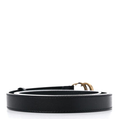 Gucci Calfskin Double G 20mm Belt 100 40 Black 2 of 4
