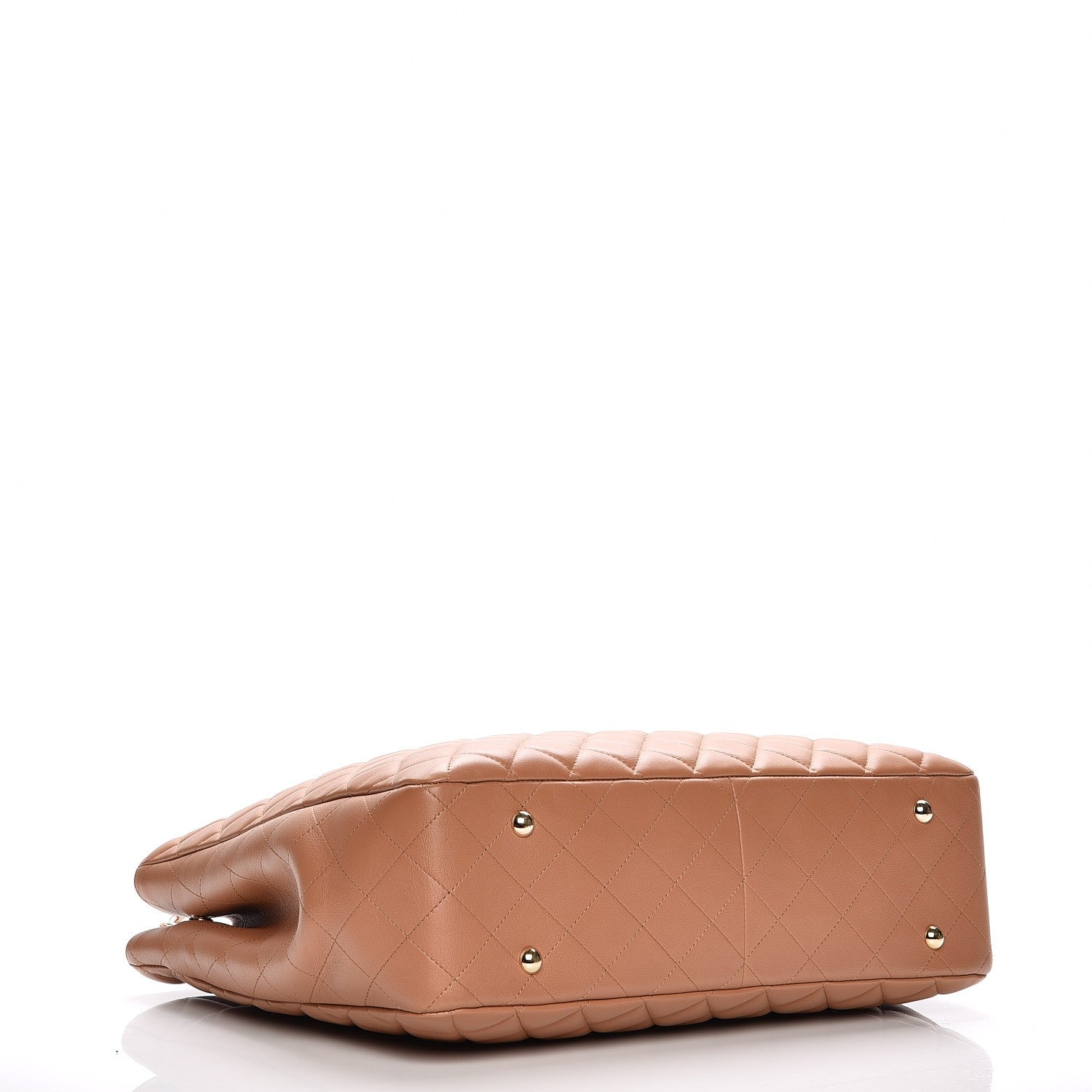 Chanel Calfskin Quilted Timeless Tote Beige 4 of 7