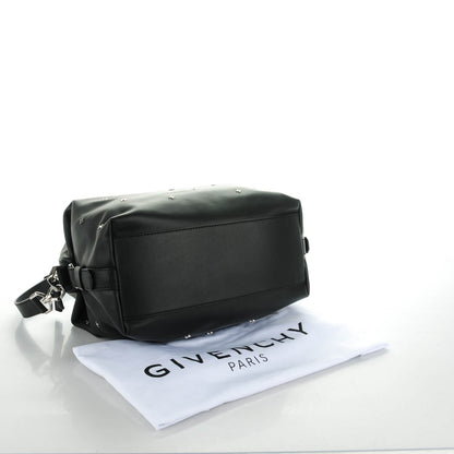 Givenchy Waxy Grained Calfskin Cross Embellished Medium Nightingale Black 4 of 7