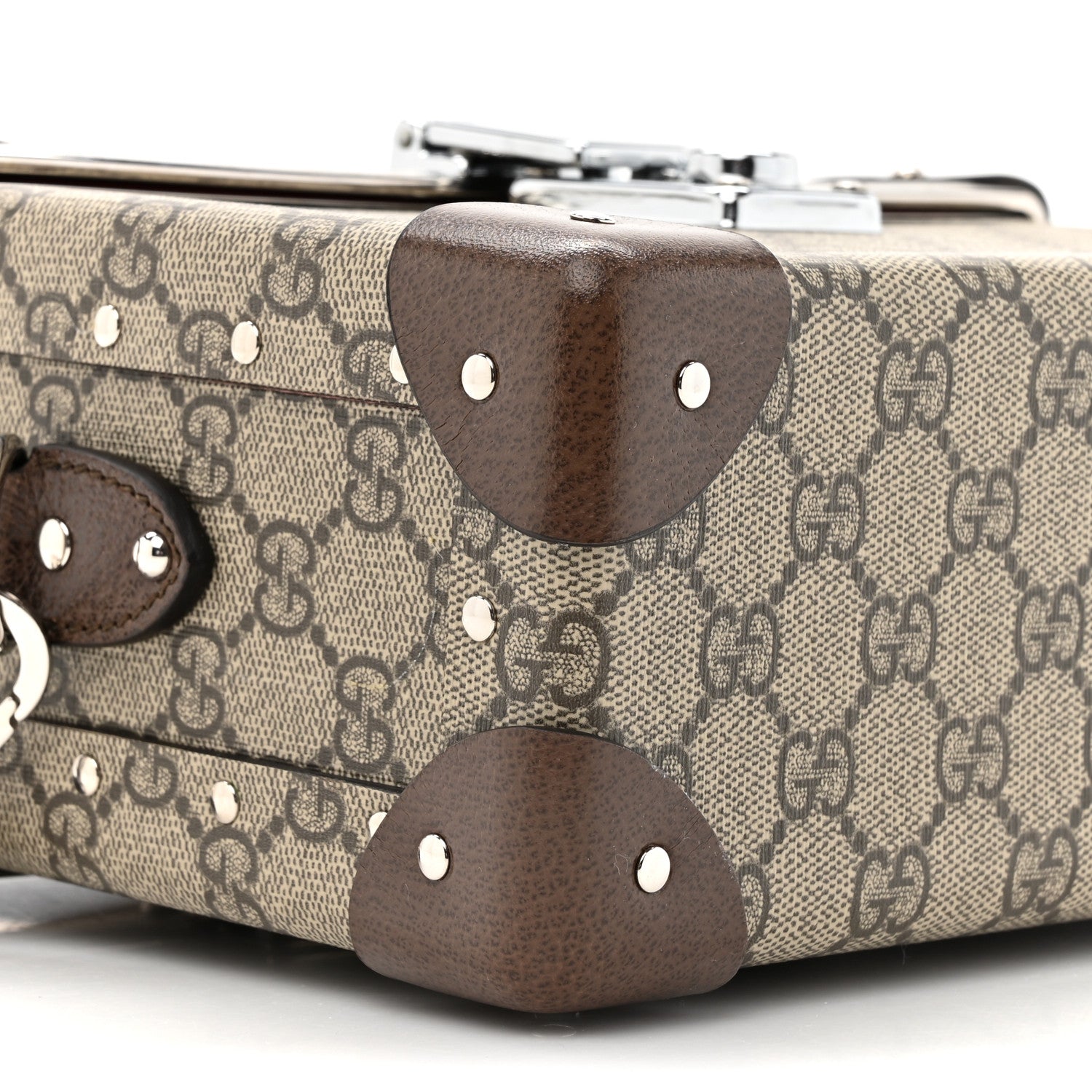 Gucci GG Supreme Monogram Globe-Trotter Beauty Case Brown 10 of 10