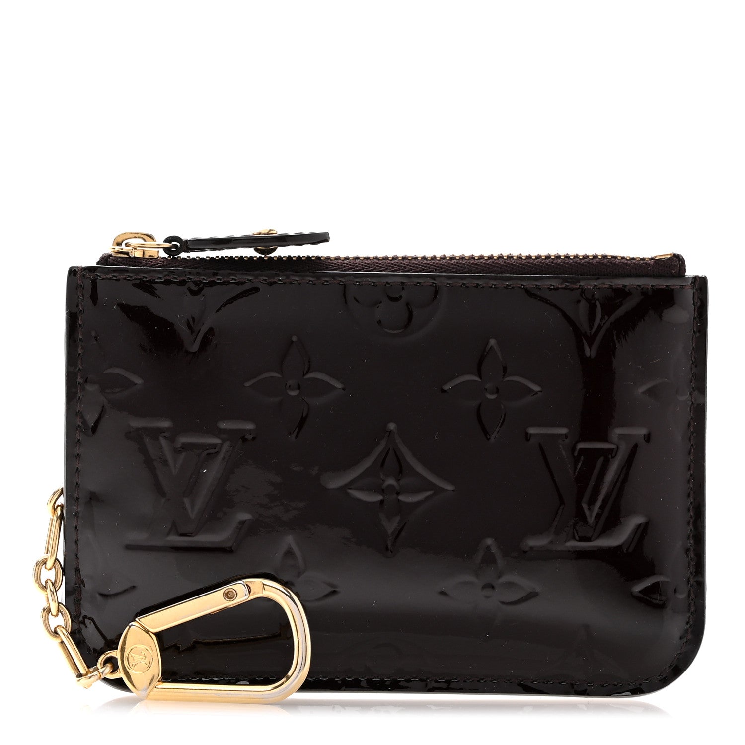 Louis Vuitton Vernis Key Pouch NM Amarante 1 of 7