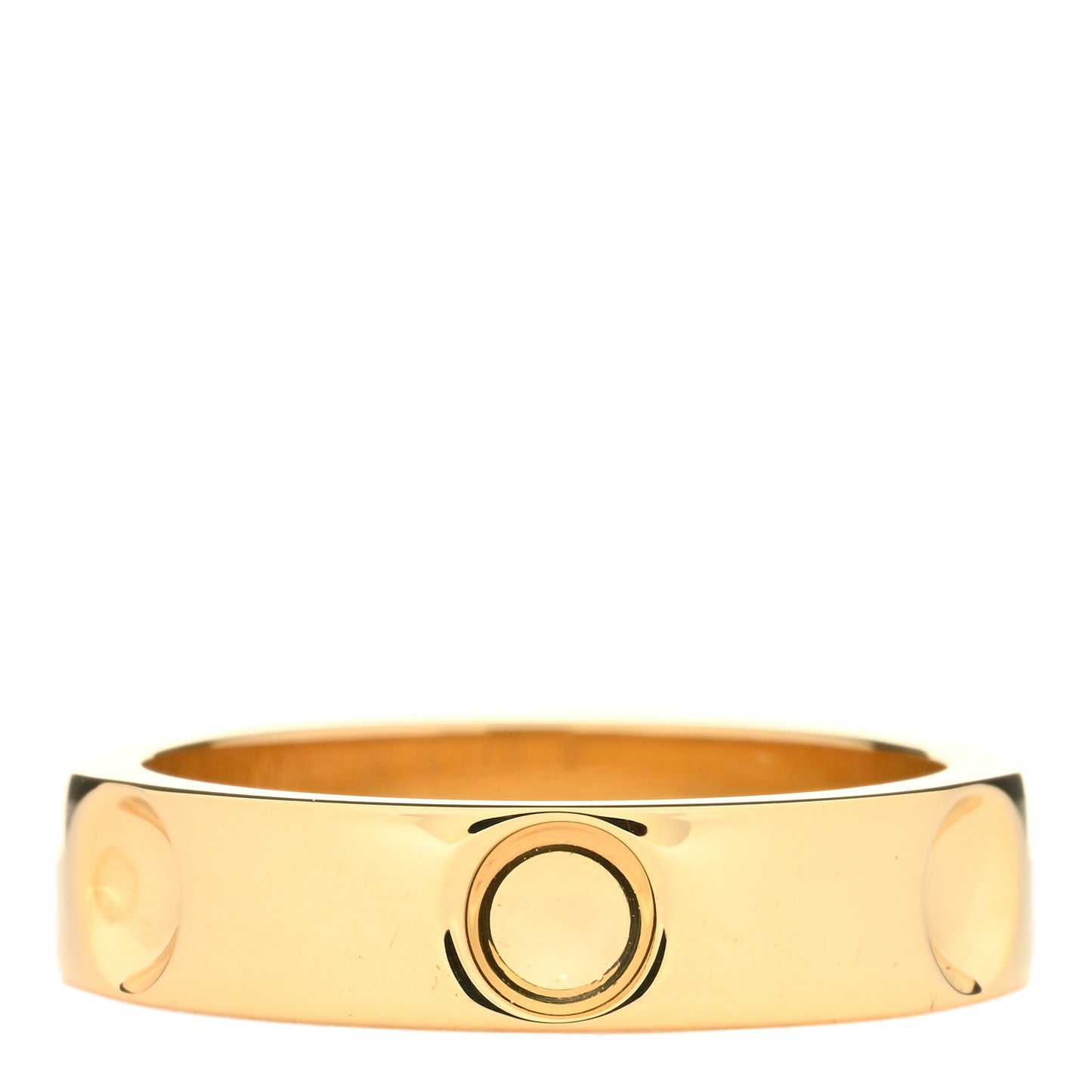 18K Yellow Gold Empreinte Ring 54 7
