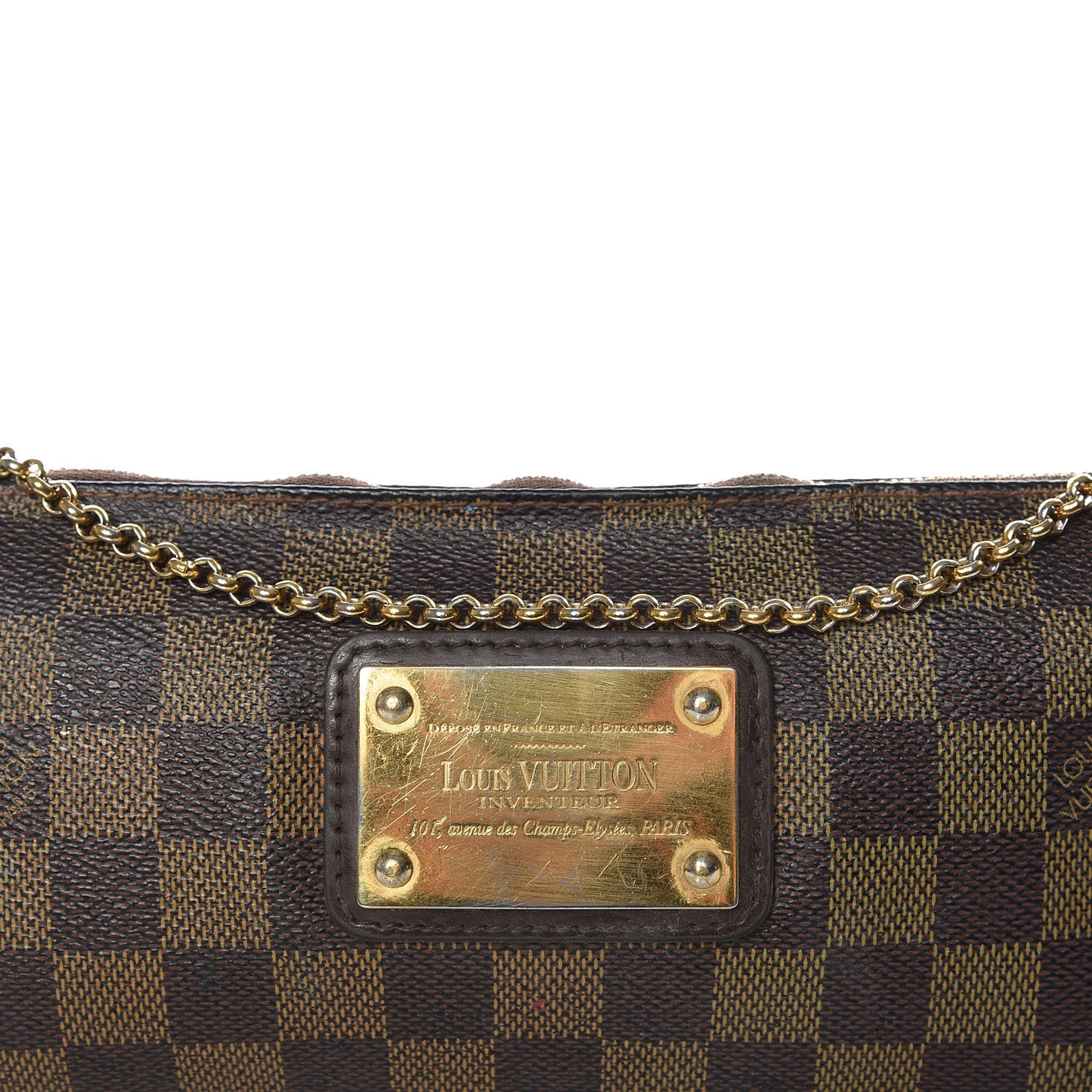 Damier Ebene Eva Clutch