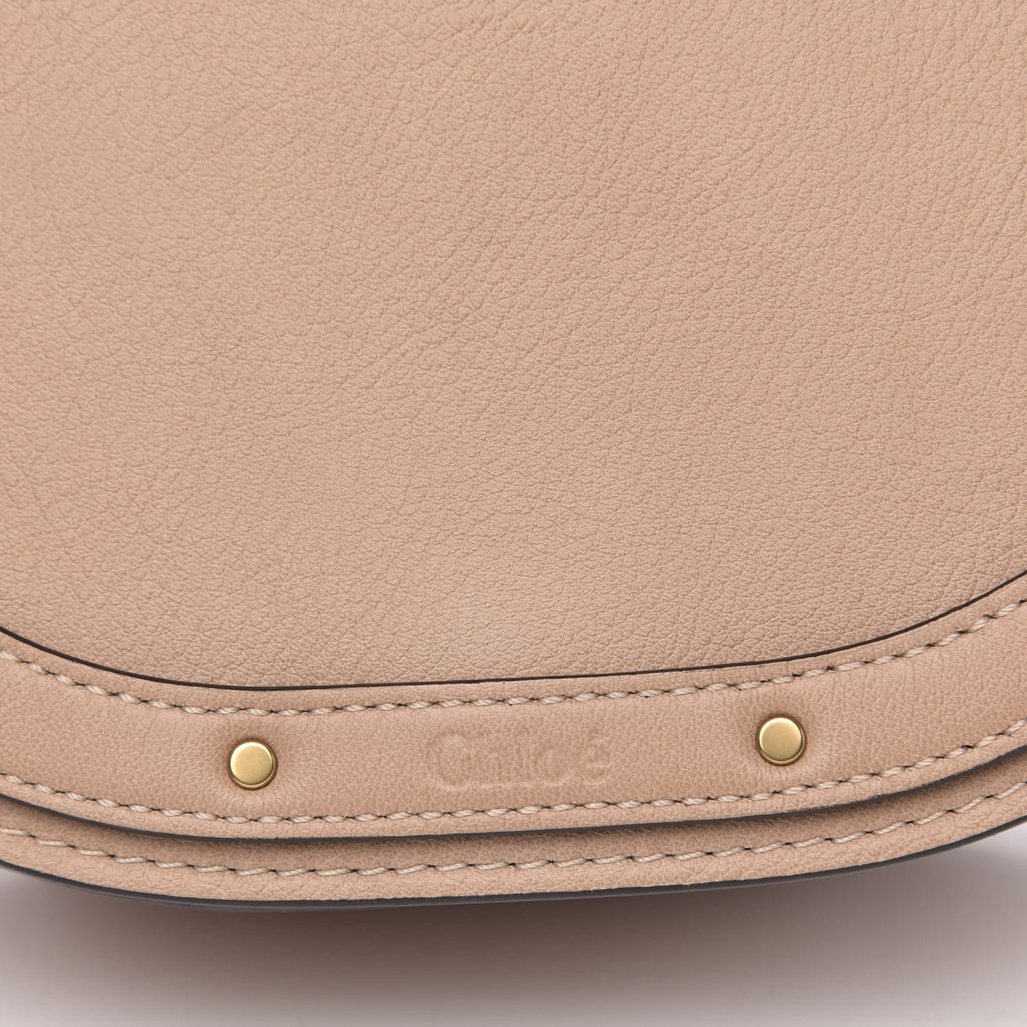 Calfskin Suede Small Nile Bracelet Bag Biscotti Beige