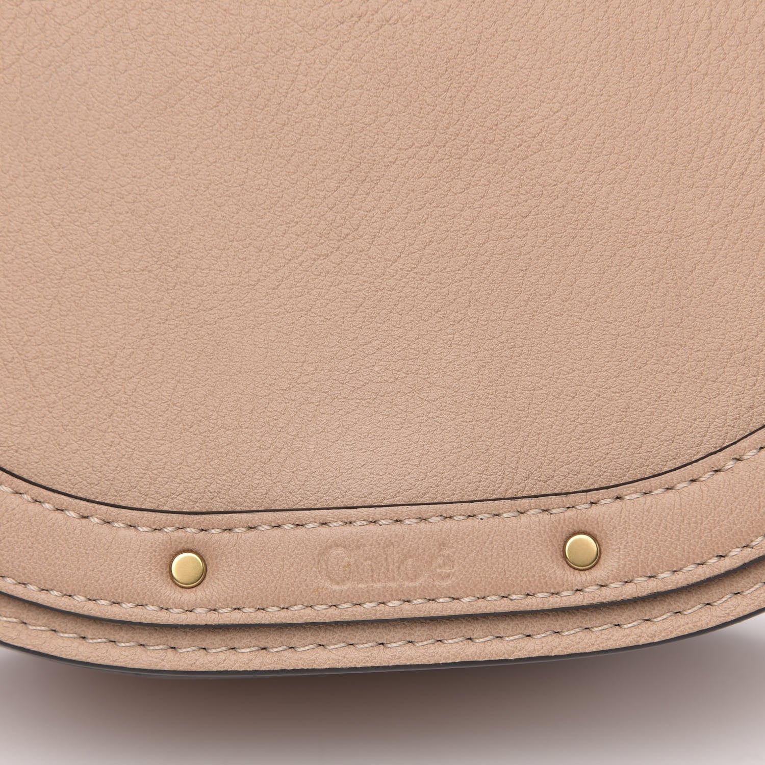 Chloe Calfskin Suede Small Nile Bracelet Bag Biscotti Beige 8 of 11