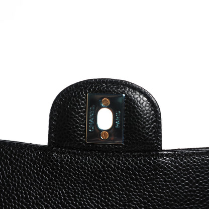Chanel Caviar Quilted Medium Double Flap Black 5 of 8