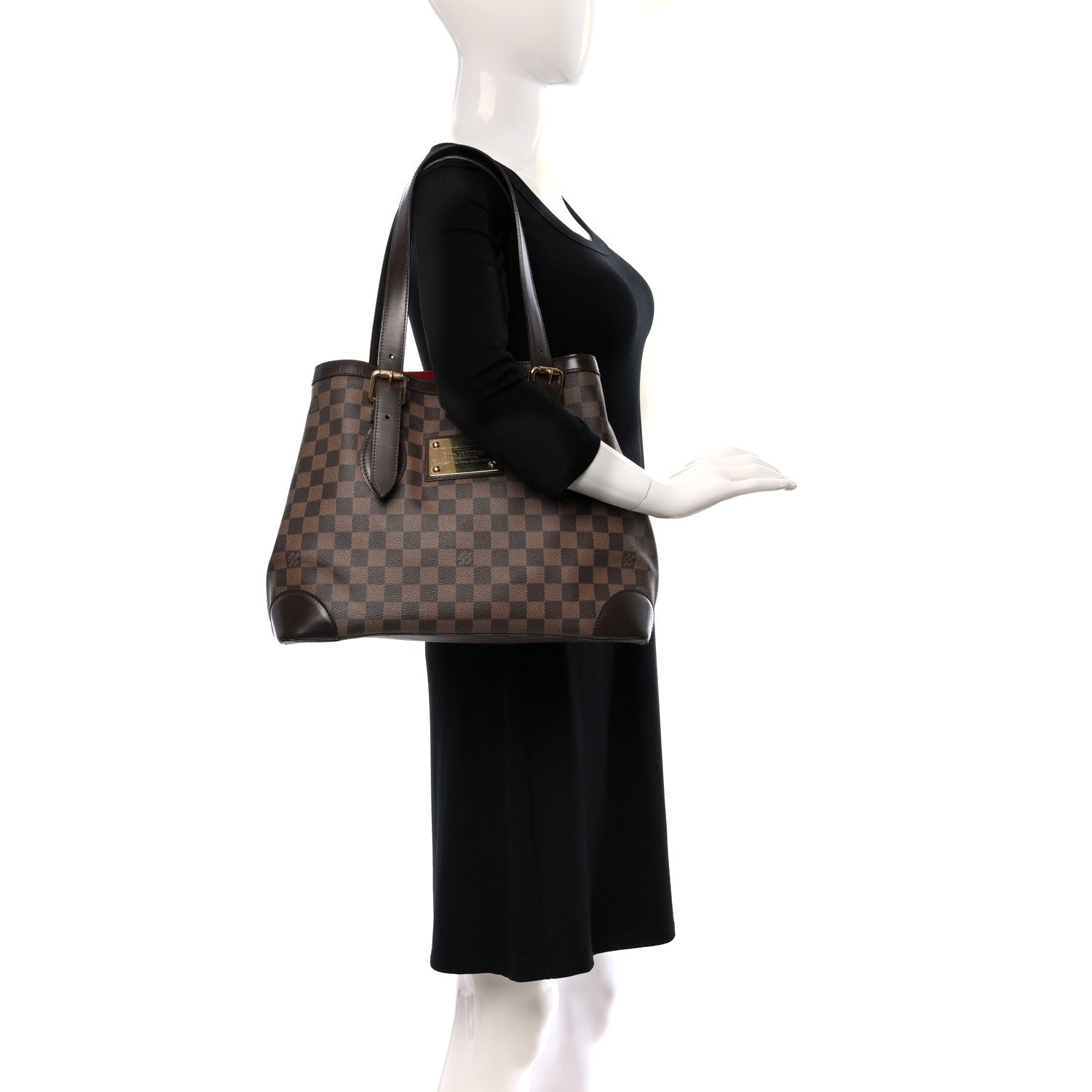 Louis Vuitton Damier Ebene Hampstead MM 2 of 10
