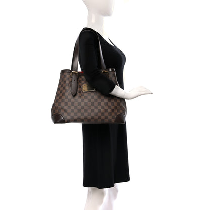 Louis Vuitton Damier Ebene Hampstead MM 2 of 10