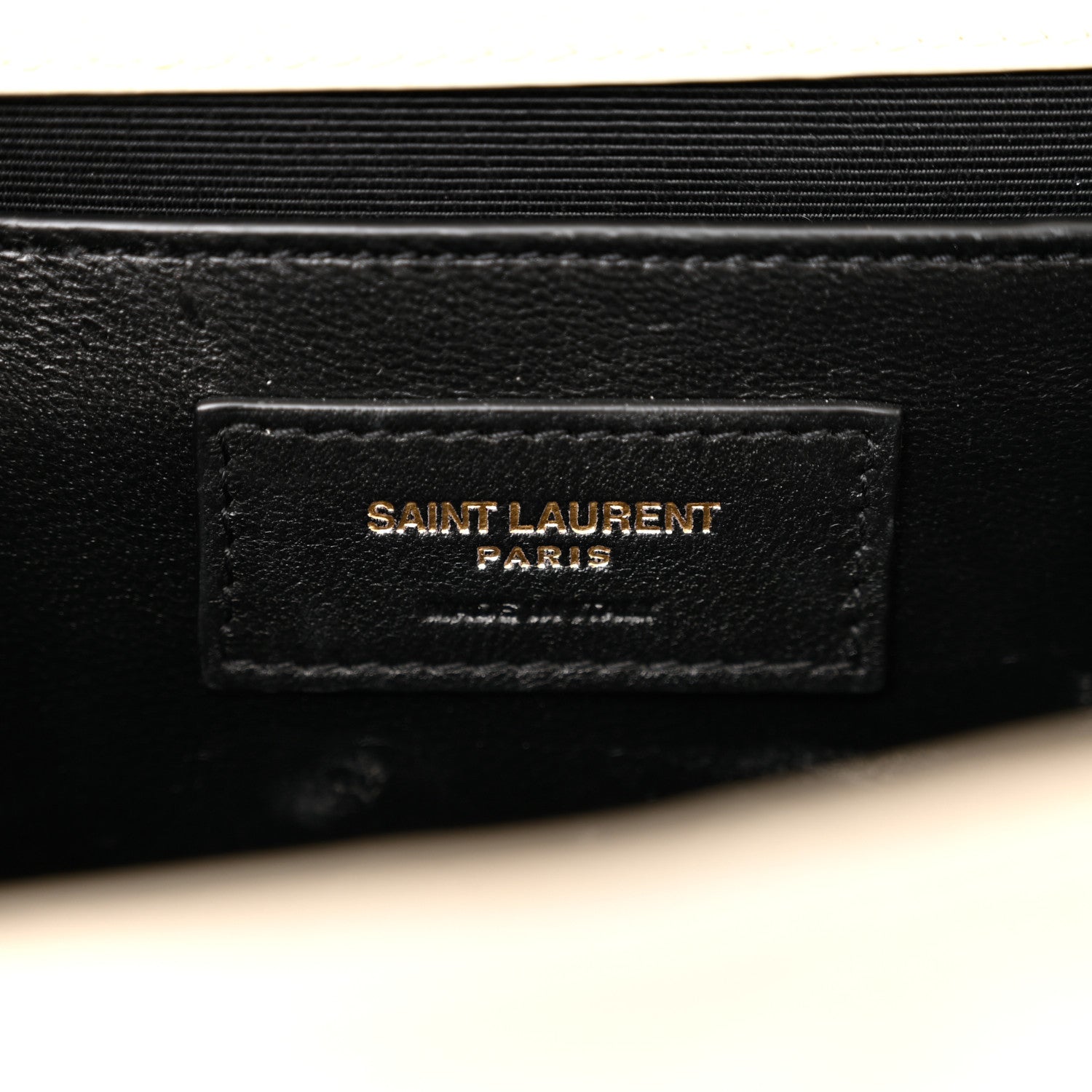 Saint Laurent Grain De Poudre Textured Mixed Matelasse Medium Triquilt Monogram Satchel Crema Soft 6 of 11