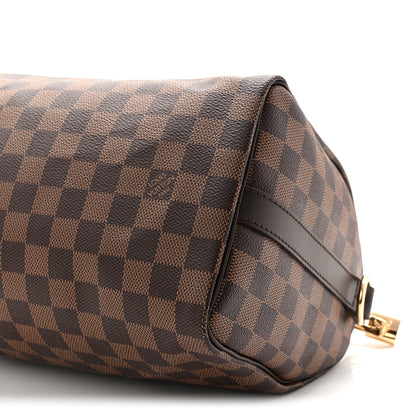 Louis Vuitton Damier Ebene Speedy Bandouliere 25 9 of 11