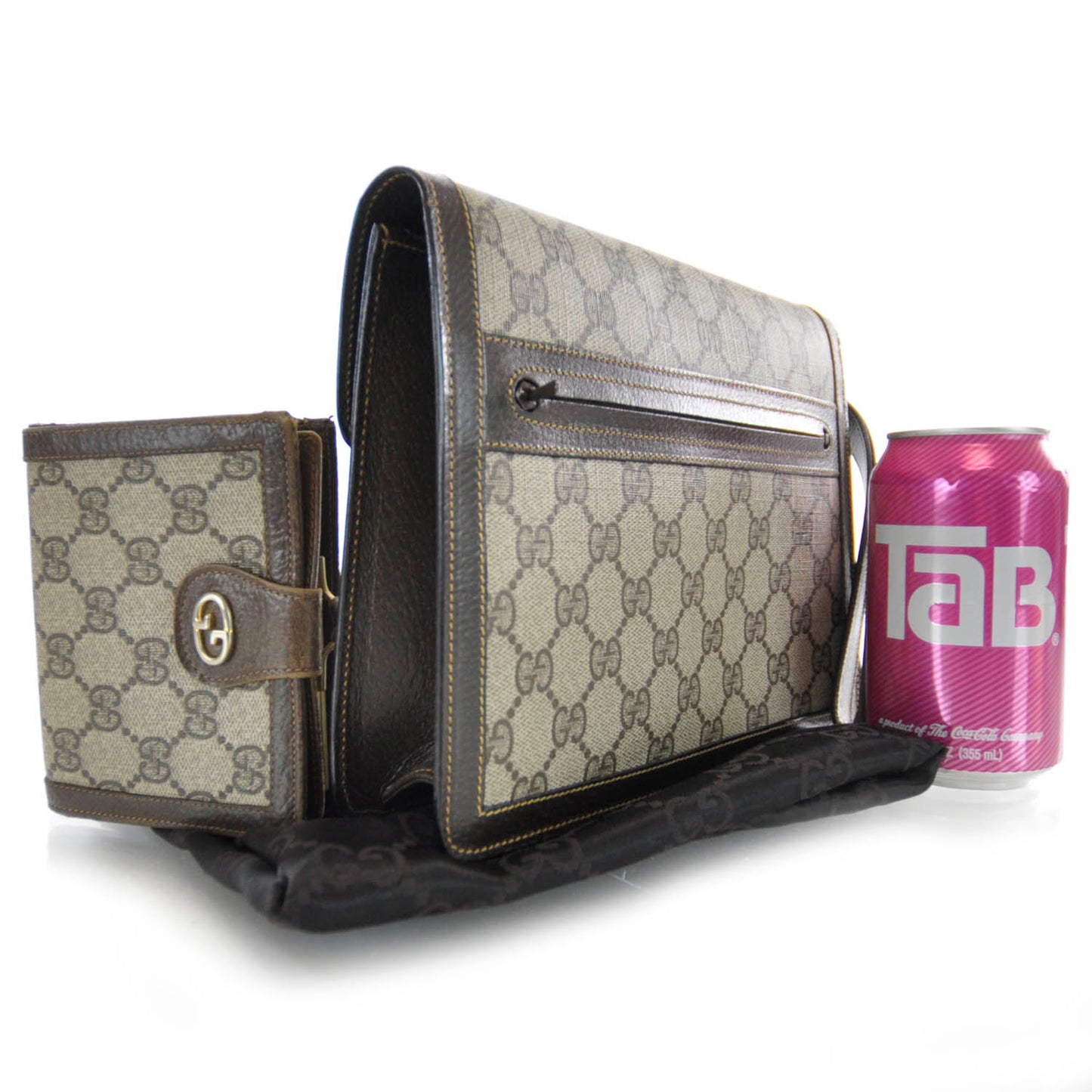 GG Supreme Monogram Clutch w Wallet