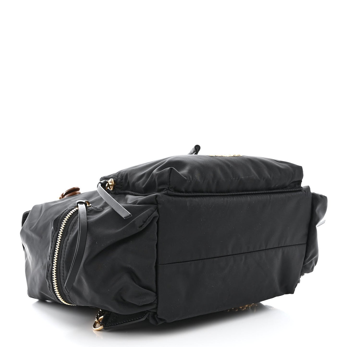 Nylon Medium Rucksack Backpack Black