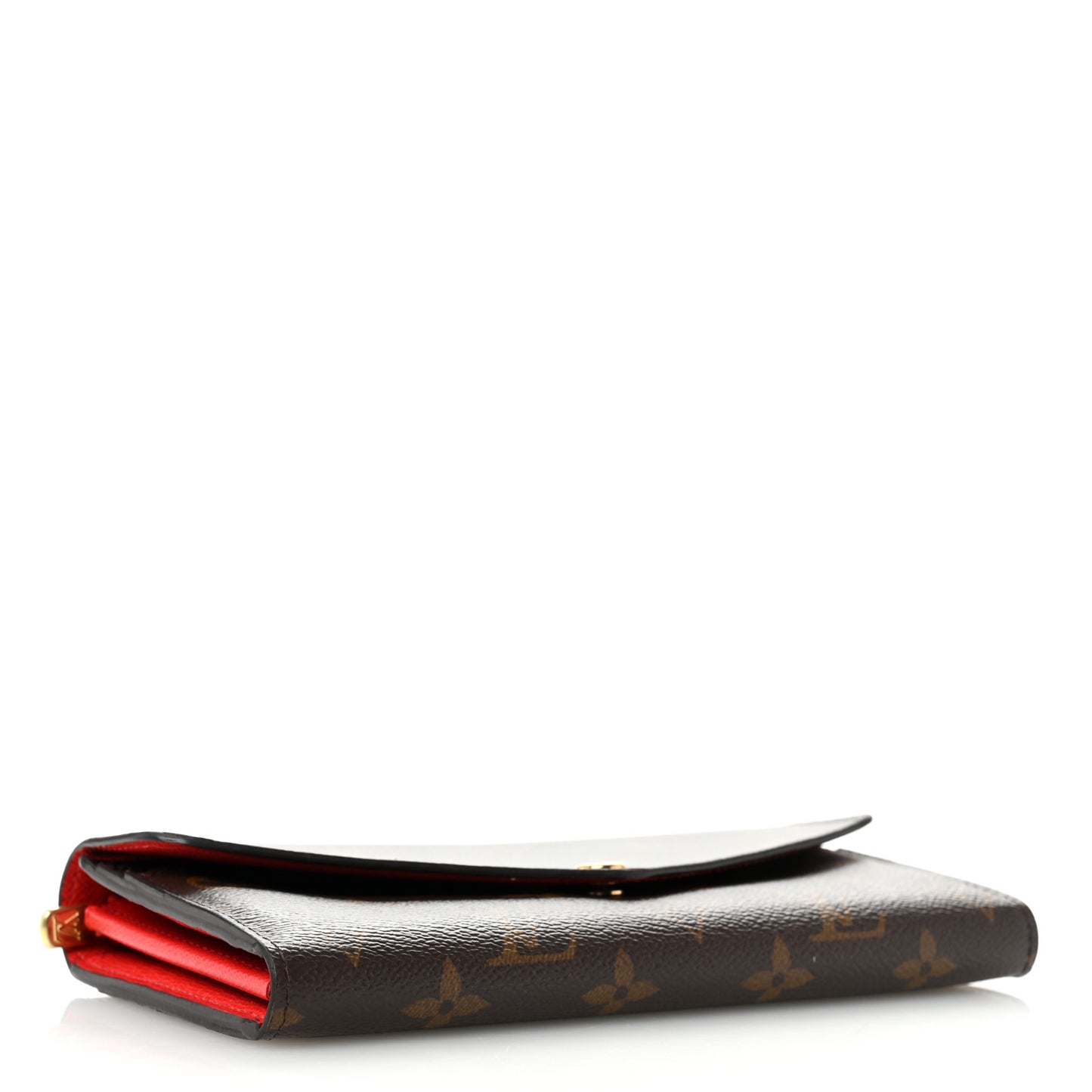 Monogram Sarah Wallet NM Coquelicot
