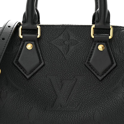 Louis Vuitton Empreinte Monogram Giant Speedy Bandouliere 20 Black 7 of 10