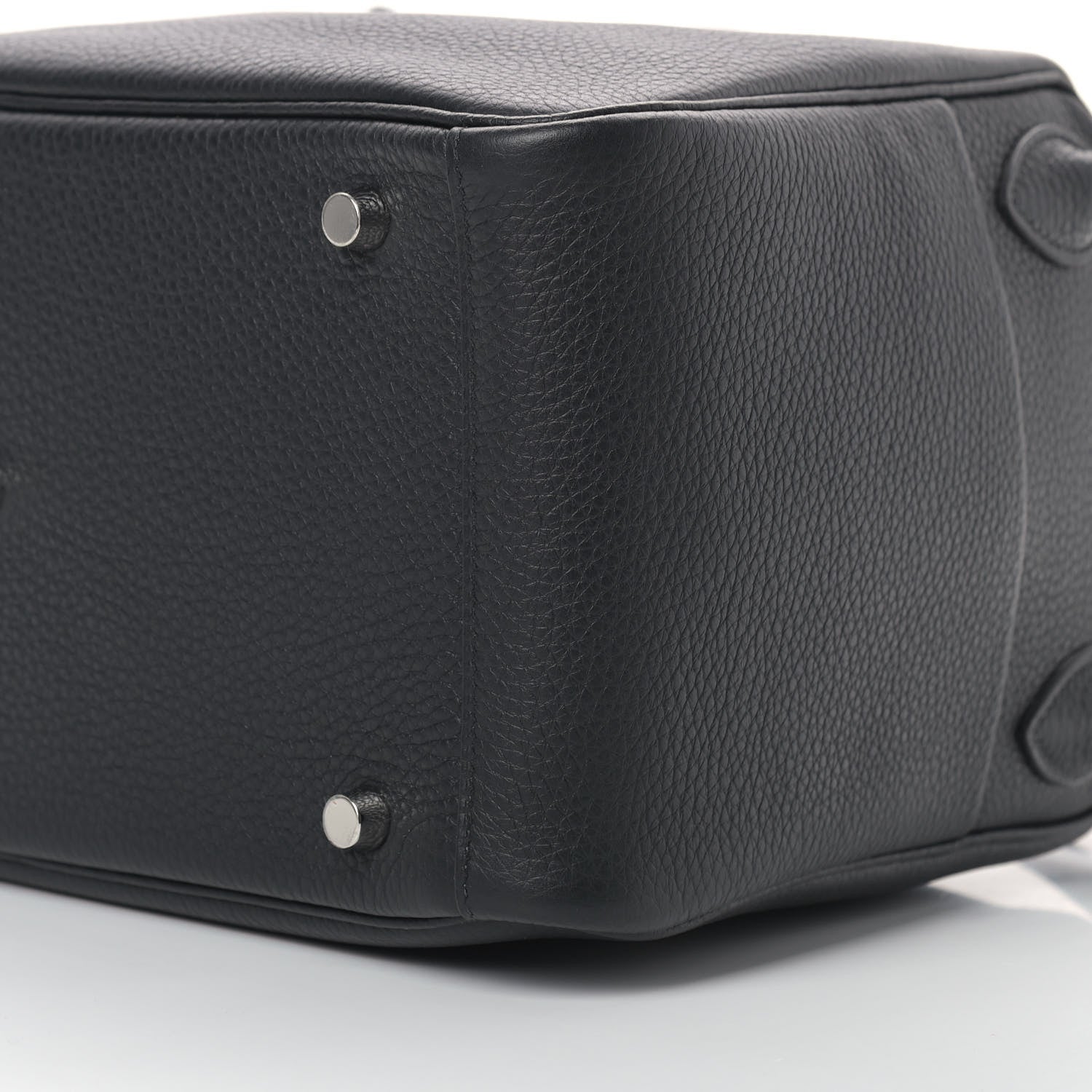 Hermes Taurillon Clemence Lindy 30 Black 9 of 10