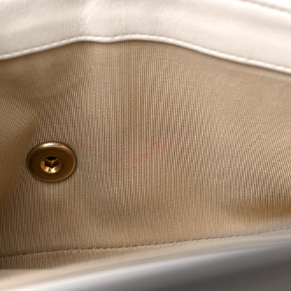 Chanel Lambskin A Real Catch Flap Bag White 10 of 14