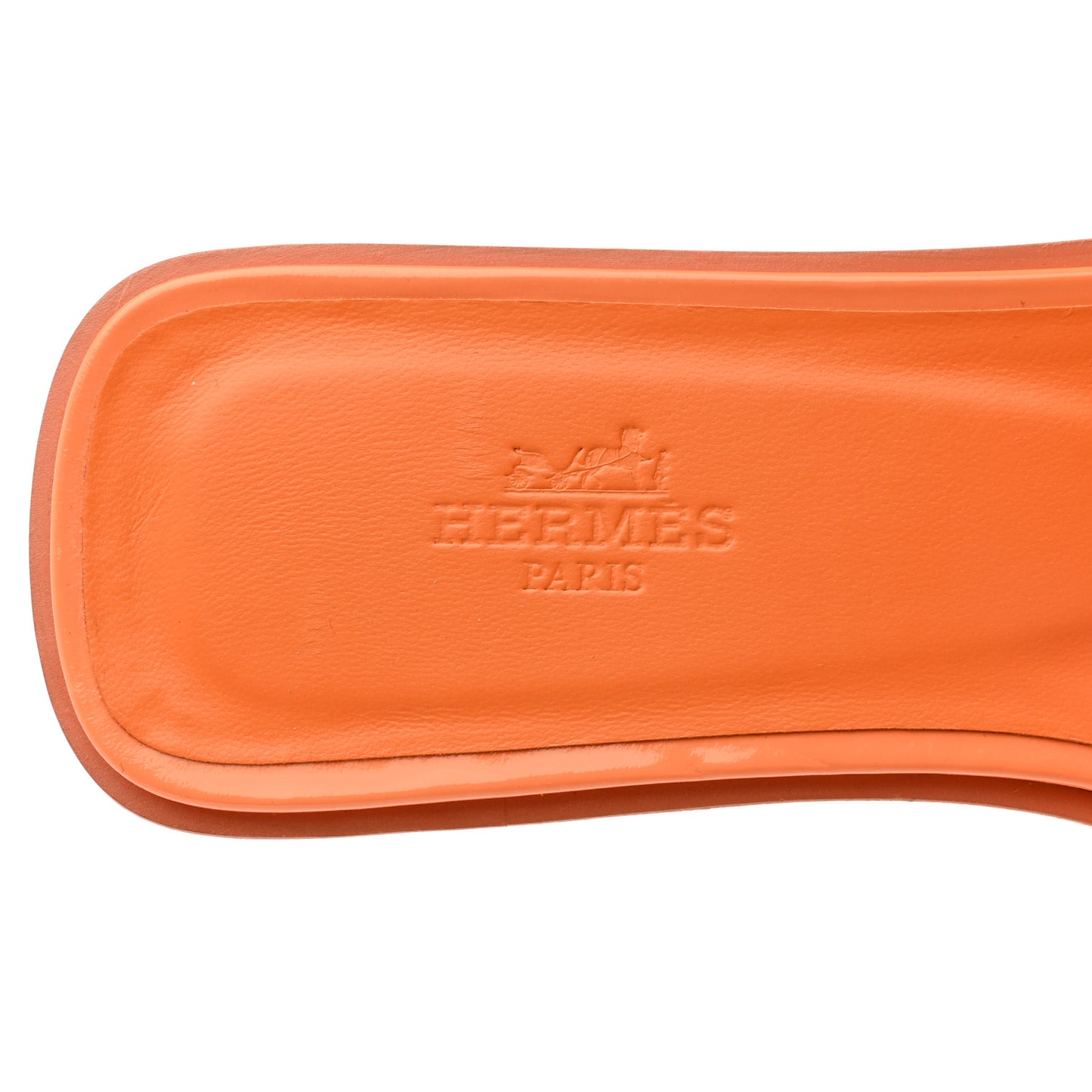 Patent Oran Sandals 36.5 Orange Melon