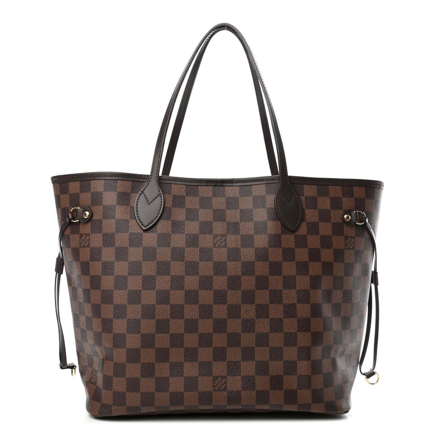 Louis Vuitton Damier Ebene Neo Neverfull MM Rose Ballerine 1 of 4