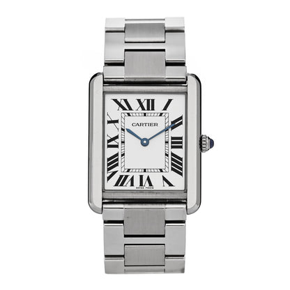 Cartier Stainless Steel 27mm Tank Solo Quartz Watch 1 of 4