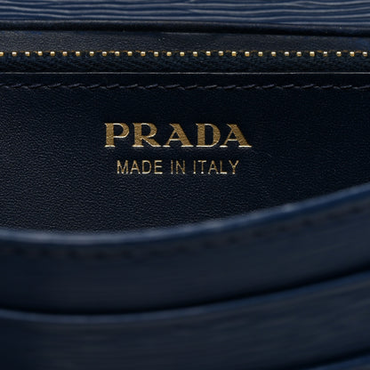 Prada Vitello Move Continental Flap Travel Wallet Bleuette 7 of 8