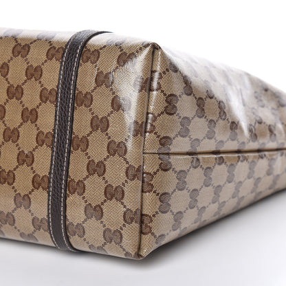 Gucci Crystal Monogram Medium Joy Tote Beige Ebony Testa di Moro 9 of 10